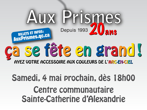 Affiche de la fête des 20 ans