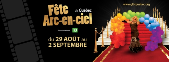Bandeau fête arc-en-ciel de Québec