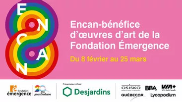 affiche de l'encan d'Émergence