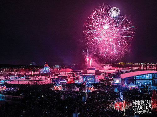 fête du nouvel an 1998 à Montréal