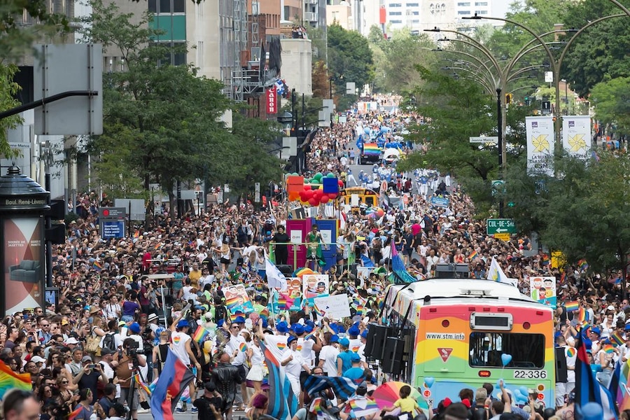 Photo du defilé de la Fierté de Montréal en 2019