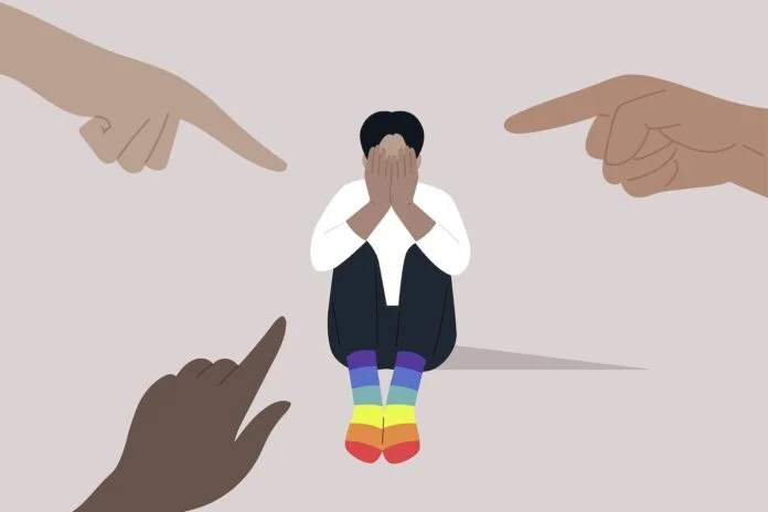 illustration d'une personne pointée du doigt