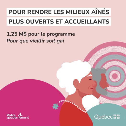Affiche de l'annonce du Québec