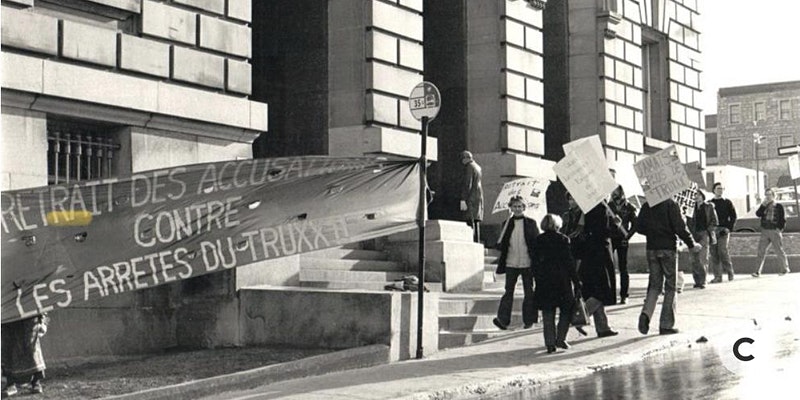 Manifestation pour la défense des arrêtés du Truxx